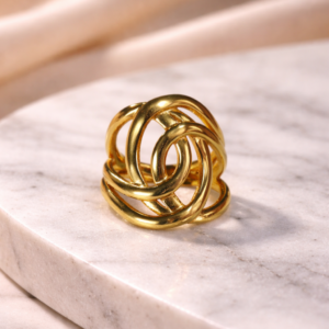 Interlocking Knot Ring – Anti Tarnish Jewellery