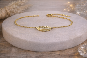 Gold Leaf Bracelet – Anti Tarnish Jewellery