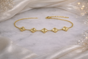 Clover Gold Bracelet – Anti Tarnish Jewellery