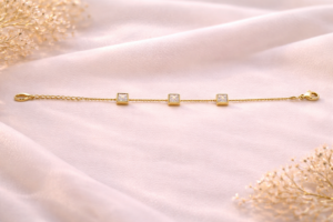 Square Crystal Bracelet – Anti Tarnish Jewellery